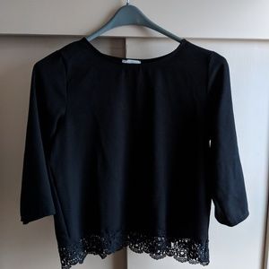 Black work shirt